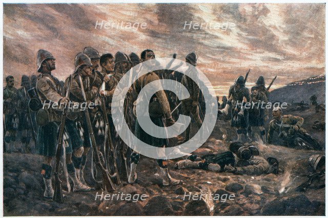 'All That Was Left of Them', 2nd Boer War, 1899.  Artist: Richard Caton Woodville II