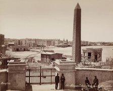 Cleopatra's Needle, Alexandria, 19th century. Creator: Maison Bonfils.
