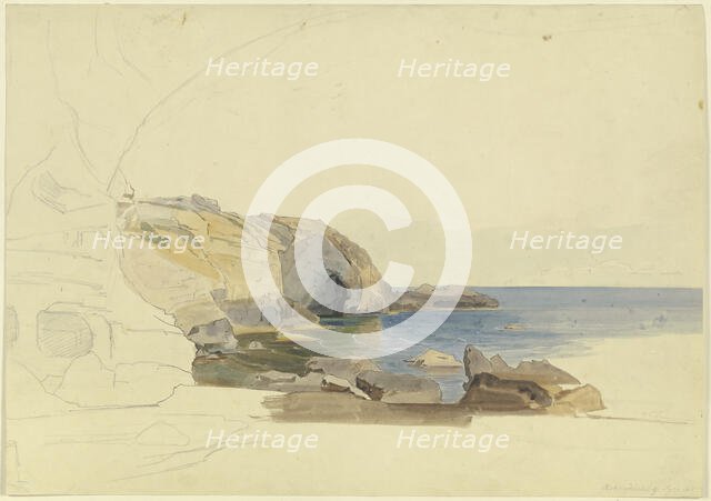 Coast near Syracuse, 19th century.
