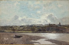'Landscape opposite Newnham on Severn', 1880. Artist: Karl Heffner