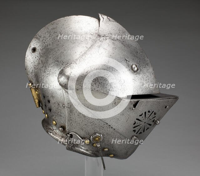Close Helmet for the Tourney, Augsburg, c. 1580. Creator: Unknown.