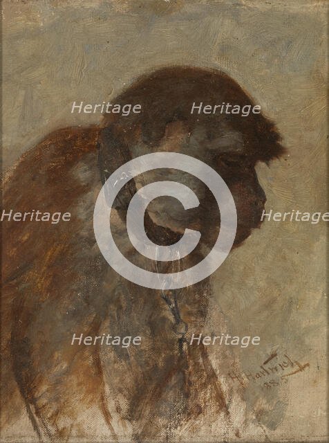 Meditation, 1885. Creator: Herman Hartwich.