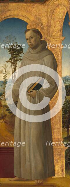 Saint Anthony of Padua, c. 1495/1500. Creator: Vincenzo Foppa.