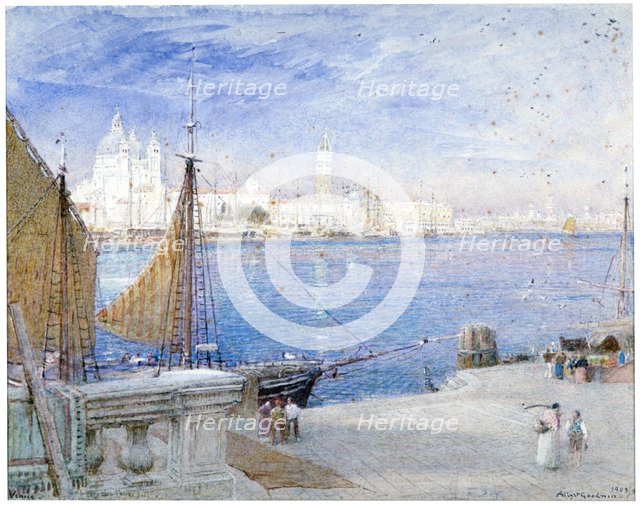 'Venice, before the Campanile fell', 1903. Artist: Albert Goodwin