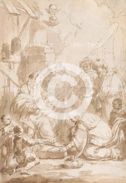 Adoration of the Three Kings, 1701/1800. Creator: Sebastiano Ricci.