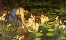 'Hylas and the Water Nymphs', 1896, (c1915). Creator: John William Waterhouse.