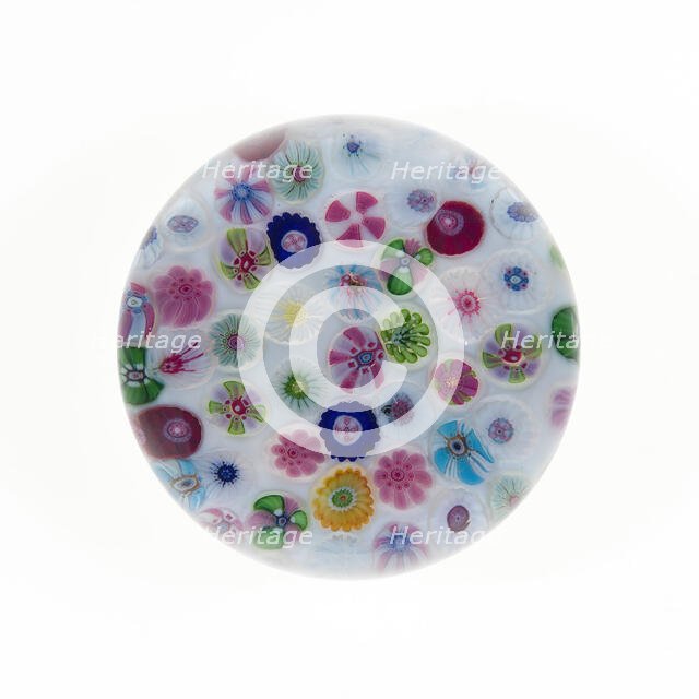 Paperweight, Clichy, 19th century. Creator: Clichy Glassworks.