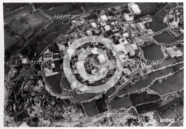 Aerial view of the heights around Jerusalem, Palestine, from a Zeppelin, 1931 (1933). Artist: Unknown