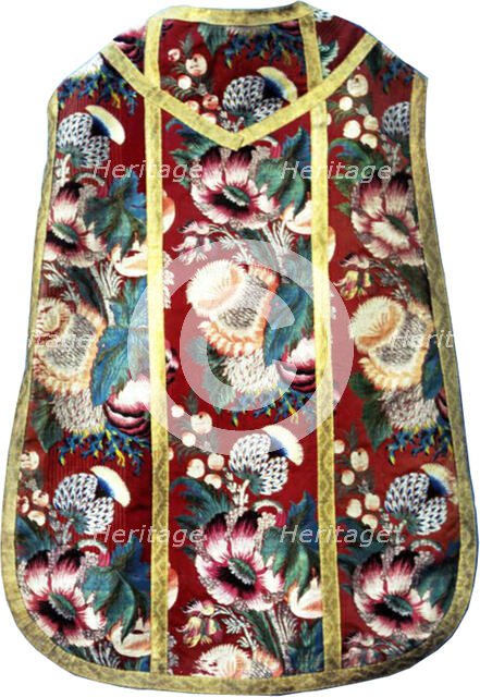Chasuble, France, mid-18th century. Creator: Jean Revel.