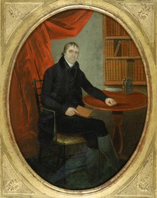 Portrait of a Connecticut Clockmaker, ca. 1800. Creator: Ralph Earl.