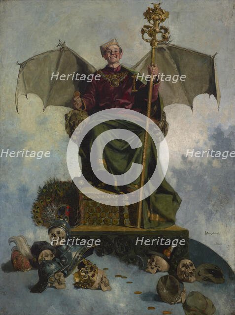 Allegory of Satan (Lord of the World), c1900. Creator: Ludwik Stasiak.