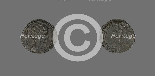 Coin Showing Portraying Empress Fausta, 307-326. Creator: Unknown.