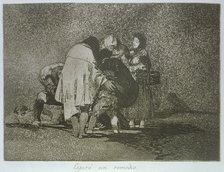 The Disasters of War, a series of etchings by Francisco de Goya (1746-1828), plate 53: 'Espiró si…