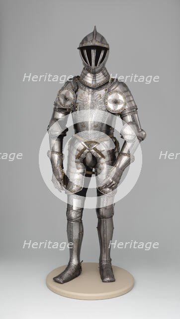 Armour of Emperor Ferdinand I (1503-1564), German, Nuremberg, dated 1549. Creator: Kunz Lochner.