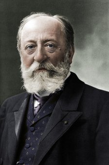 Camille Saint-Saens (1835-1921), French composer, organist, conductor, and pianist of the Romanti Creator: Nadar.