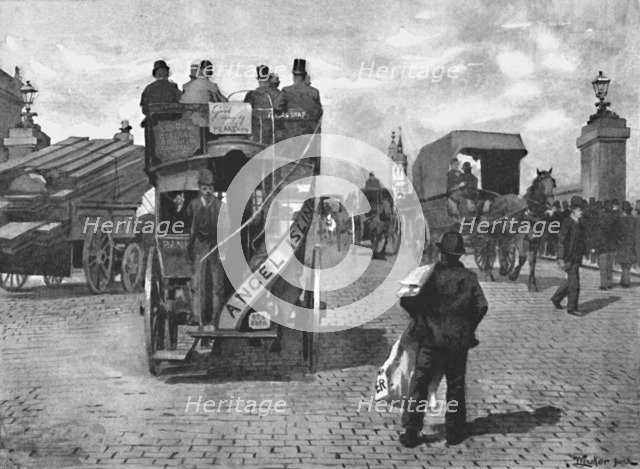'London Bridge, South', 1891. Creator: William Luker.