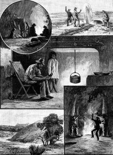 A Ride Across Australia - sketches by Mr. A. J. Vogan, 1890. Creator: P Naumann.
