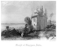'The Musjid at Chazipore, India'.Artist: W Finden