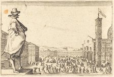 Piazza del Duomo, Florence, c. 1622. Creator: Jacques Callot.