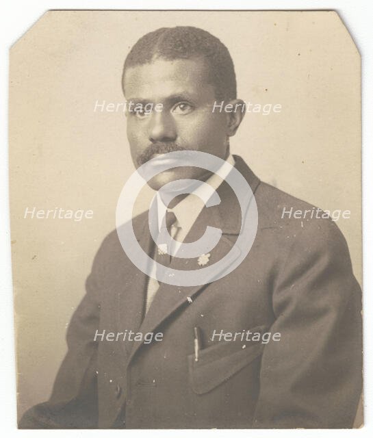 Photographic print of a man, early 20th century. Creator: Unknown.