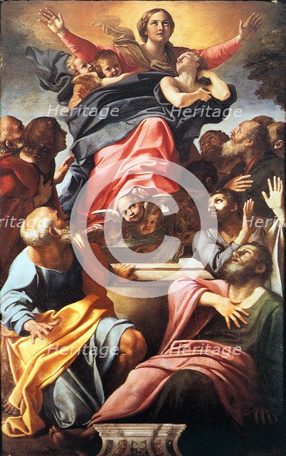 The Assumption of the Blessed Virgin Mary, 1600-1601. Artist: Carracci, Annibale (1560-1609)