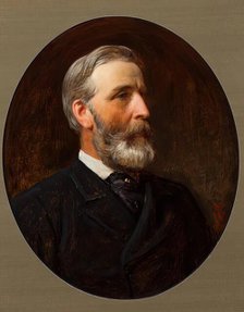 Henry Tanworth Wells, Self Portrait, 1882. Creator: Henry Tanworth Wells.