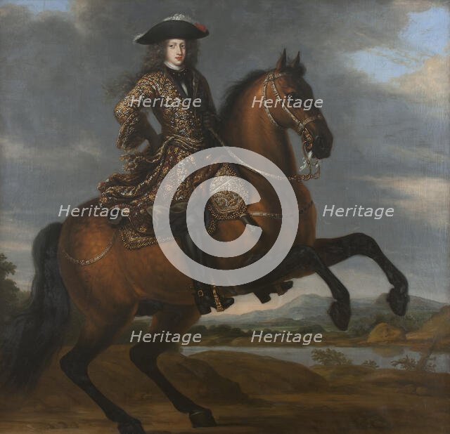 Fredrik IV, 1671-1702, Duke of Holstein-Gottorp, married to Hedvig Sofia, Princess of Sweden, 1690. Creator: David Klocker Ehrenstrahl.