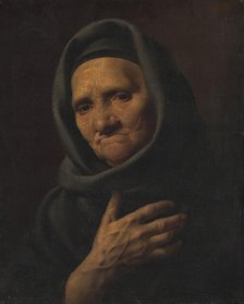 Portrait of an old woman. Creator: Fedor Petrovic Cumakov.