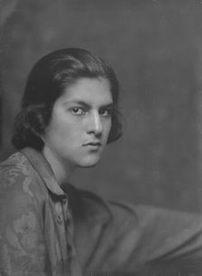 Miss Wittenburg, portrait photograph, 1919 Mar. 27. Creator: Arnold Genthe.