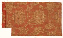 Textile Fragment, 1700s. Creator: Unknown.