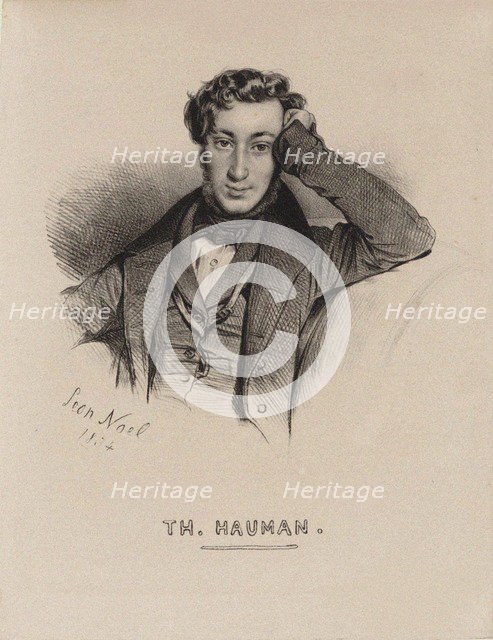 Portrait of the violinist and composer Theodor Haumann (1808-1878), 1834.