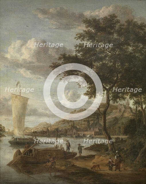 View of the Necker. Creator: Jacobus Storck.