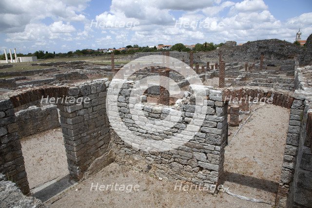 The private baths of the Cantaber's House, Conimbriga, Portugal, 2009. Artist: Samuel Magal