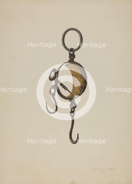 Scale, 1939. Creator: Max Unger.