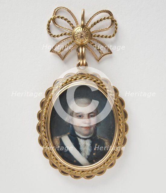 Swedish officer (Schützencrantz), c1800. Creator: Jacob Henrik Rongren.