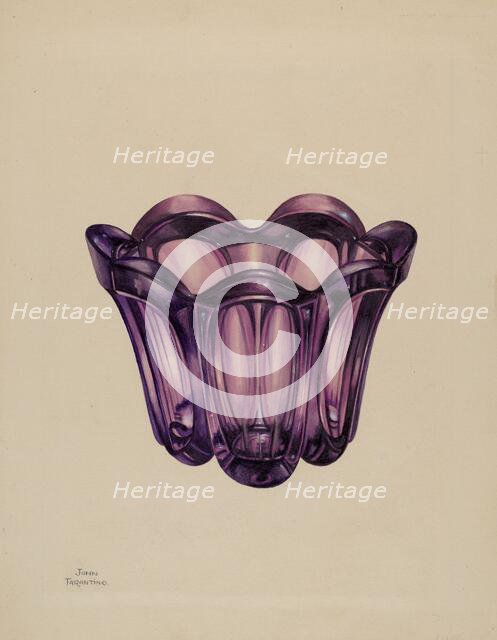 Bowl, 1937. Creator: John Tarantino.