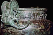 Detail of the Krater of Vix, 6th century BC.