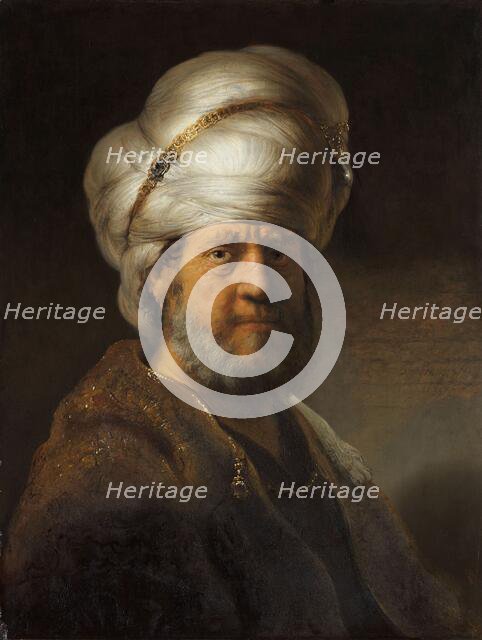 Man in Oriental Clothing, 1635. Creator: Rembrandt Harmensz van Rijn.