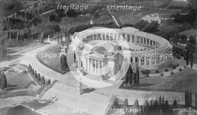 Memorial Amphitheatre, Arlington - Copy of Plan, 1916. Creator: Harris & Ewing.