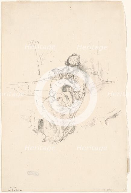 Mother and Child, No. 1, 1891/1895 (printed 1904). Creator: James Abbott McNeill Whistler.