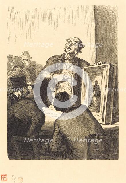 L'Hotel des Commissaires-priseurs: L'Expert, 1863. Creator: Charles Maurand.