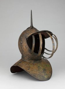 Funerary Close Helmet, England, 1600/1700. Creator: Unknown.