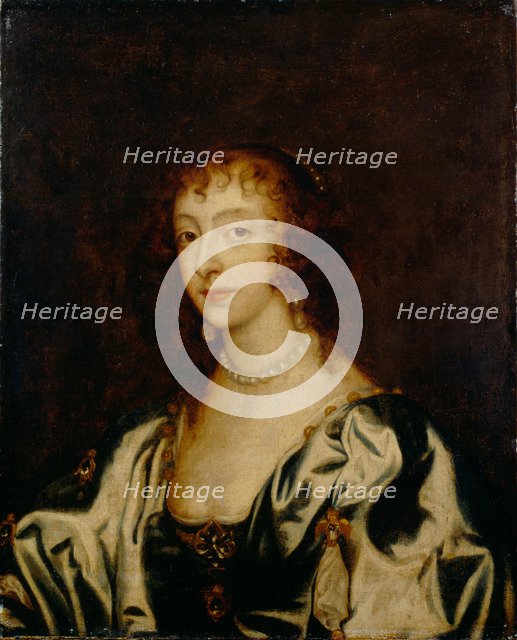 Portrait of Queen Henrietta Maria of France (1609-1669), 1666. Artist: Dyck, Sir Anthonis, van (1599-1641)