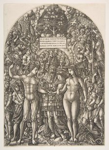 The Marriage of Adam and Eve, from The Apocalypse, ca. 1540-55. Creator: Jean Duvet.