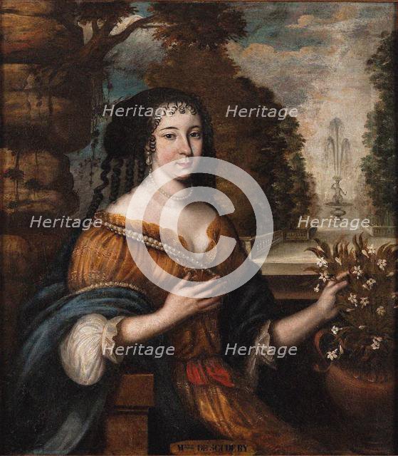 Portrait of Madeleine de Scudéry (1607-1701), 17th century. Creator: Anonymous.