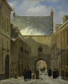 The Gevangenpoort, The Hague, 1820-1830. Creator: Johannes Adrianus van der Drift.