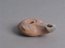 Oil Lamp, Coptic, 4th-7th century. Creator: Unknown.