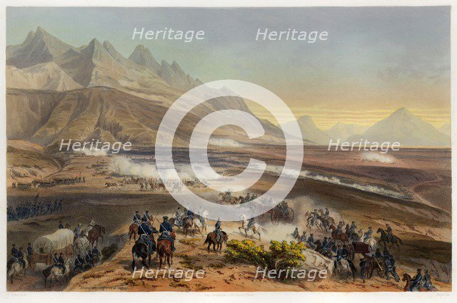 Battle of Buena Vista, pub. 1851. Creator: Carl Nebel (1805 - 1855).