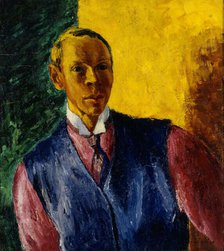 Self-Portrait, 1916-1917. Creator: William Lonnberg.