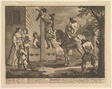 Hudibras Triumphant (Twelve Large Illustrations for Samuel Butler's Hudibras, Plate 4), 1725-68. Creator: William Hogarth.